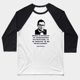 Isaac Asimov quote Baseball T-Shirt